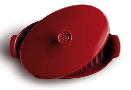 Emile Henry Eh349650 Petit Plat à Four Rectangulaire Céramique Rouge Grand Cru