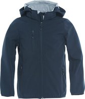 Clique Basic Softshell jacket junior dark navy 110-120