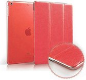 Luxe Smart Case Cover met Achterkant Back Cover Red  Rood voor Apple iPad Mini 1, 2, 3