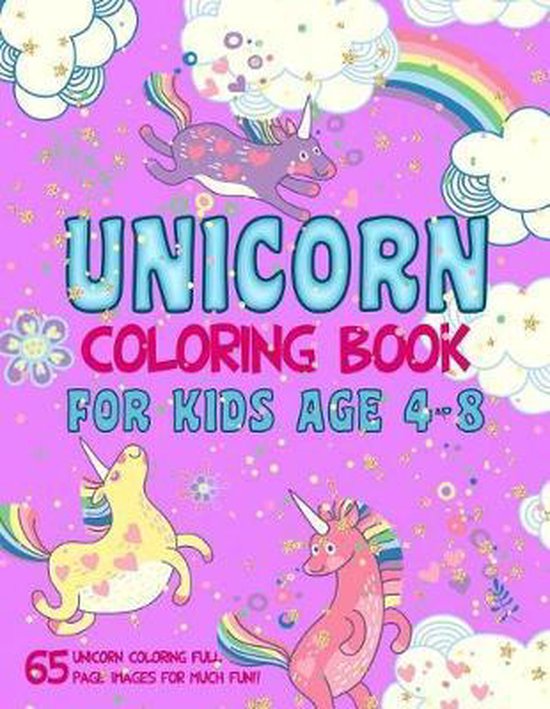 Unicorn Coloring Book for Kids Age 48, Emily Harris 9781793403827