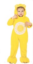 Troetelberen kostuum geel voor kinderen maat: 98 (2-3 jaar)