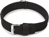 Beeztees Buffalo - Halsband Hond - Leer - Zwart - 65 cm