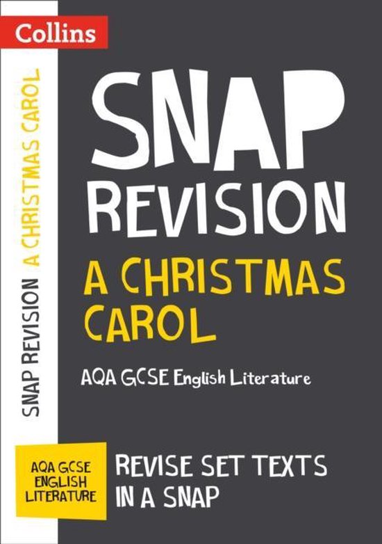 AQA A Christmas Carol Bundle with book, snap revision guide, comic strip booklet, revision sheets & quotes (flashcards)