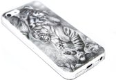 Coque Famille Tigre Silicone iPhone 5 / 5S / SE
