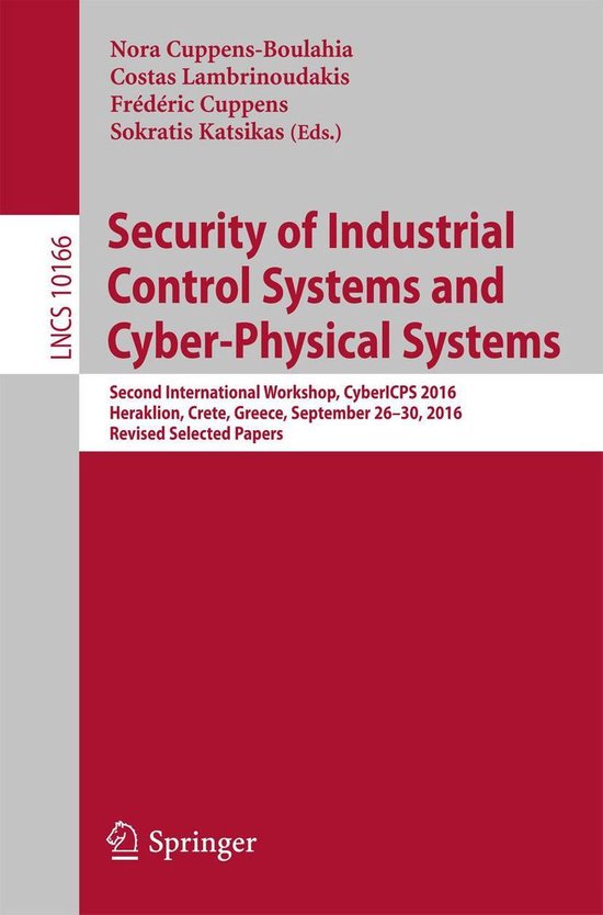 Springer Nature Proceedings Computer Science - Security of I ... - cover
