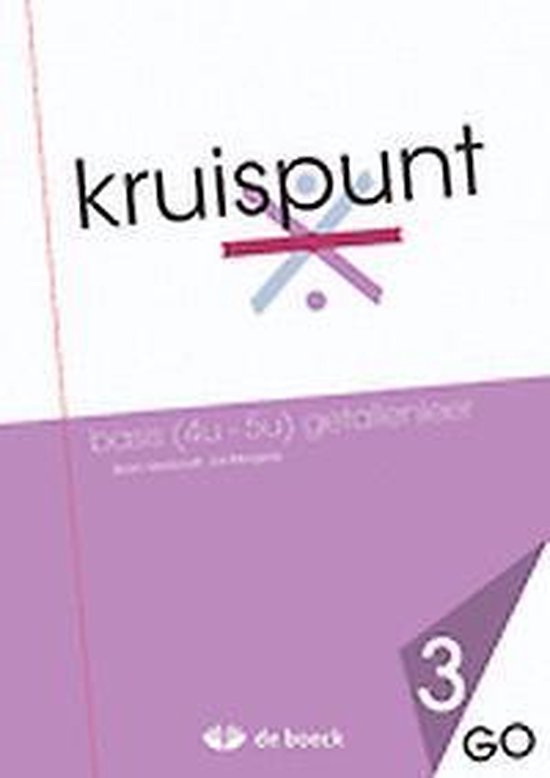 Foto: Kruispunt 3 basis 4u 5u getallenleer go leerwerkboek