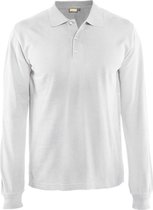 Blåkläder 3388-1050 Piqué long sleeve Wit maat M