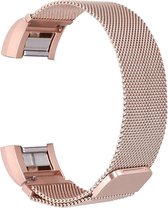 Fitbit Charge 2 Milanese Horloge Bandje Large met magneetsluiting - Champagne Goud - LARGE