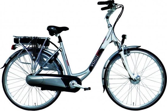 Vogue E-bike e1 - Elektrische Fiets - Dames - 53 cm - Zilver | bol.com