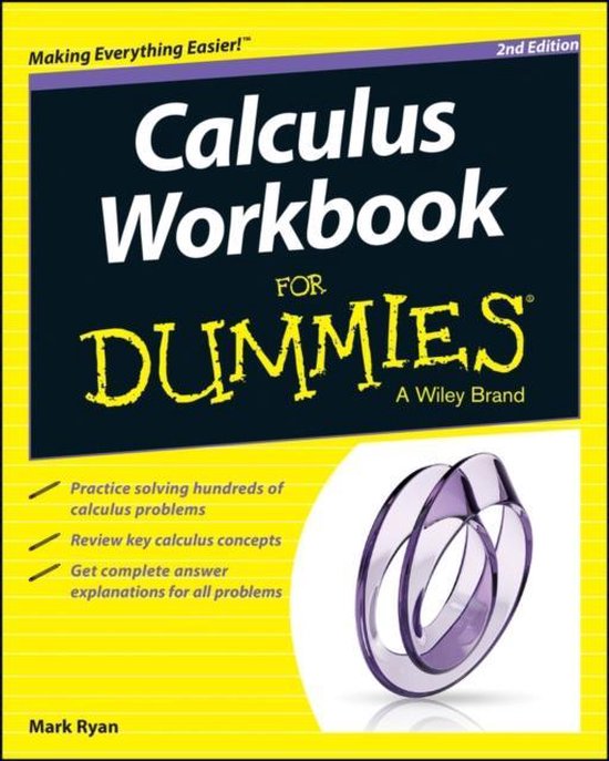 Calculus Workbook For Dummies 2e 9781119013921 Mark Ryan Boeken 2248