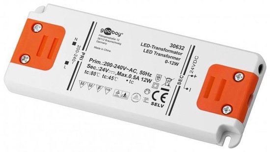 LED Transformator - 24 volt - 12 watt | bol.com
