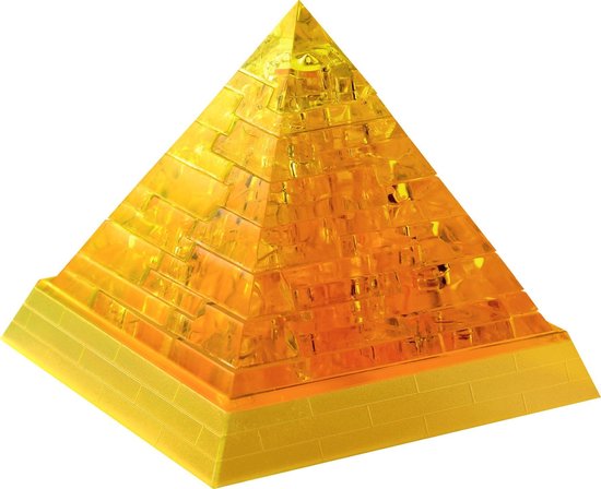 Crystal puzzle 3d piramide goud: 38-delig | bol.com
