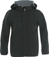 Clique Basic Softshell jacket junior zwart 130-140