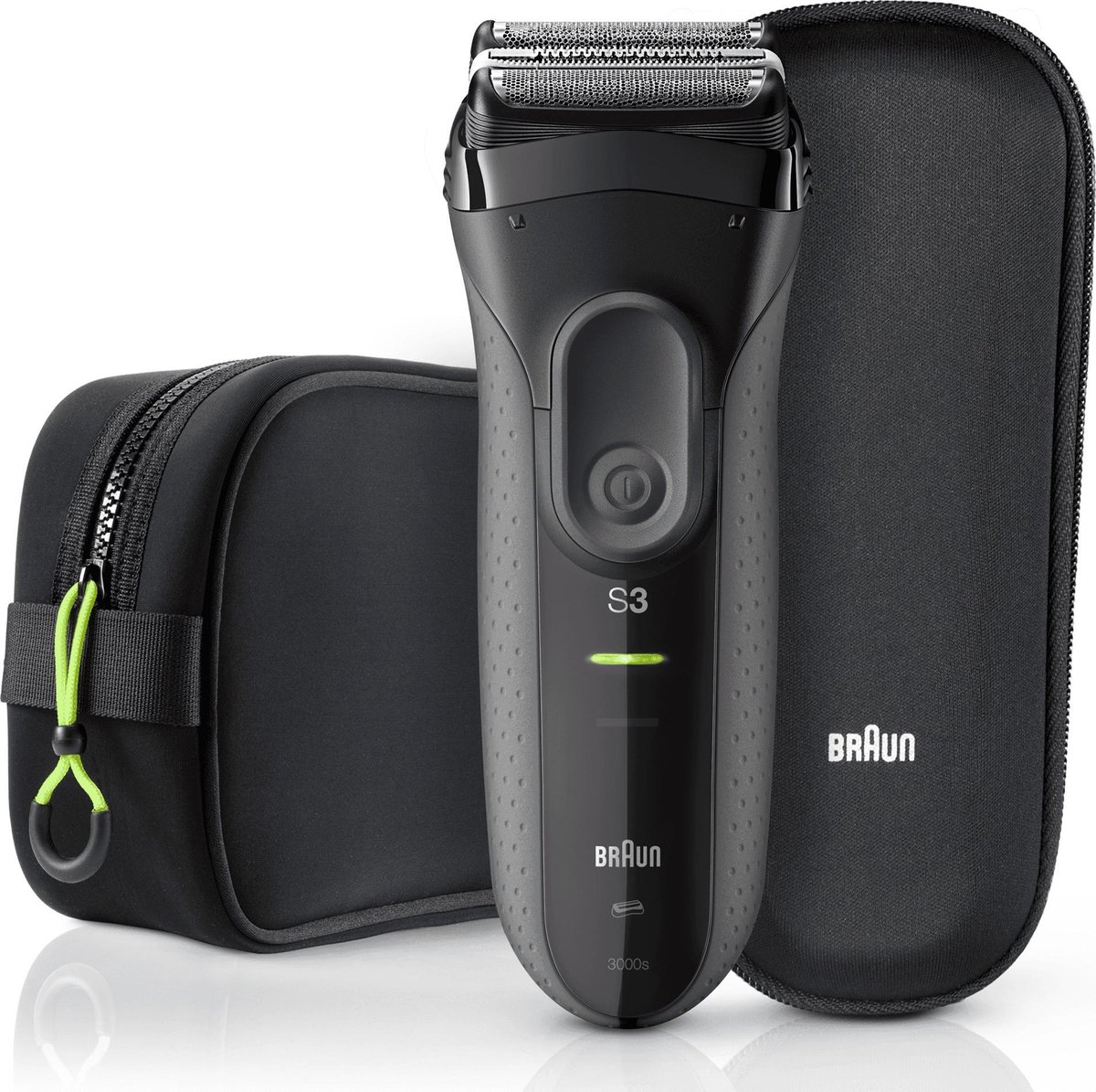 Tondeuse Cheveux/barbe Braun Series 3 3000s - Rechargeable, Sans Fil, Lavable, NEUVE