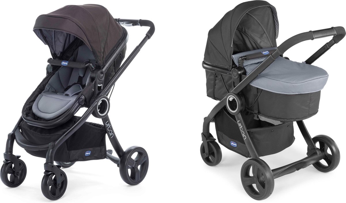 Chicco Urban Kinderwagen Antraciet Opvouwbaar - afbeelding 2