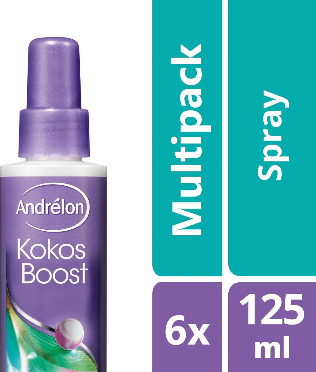 Andrélon Kokos Boost - 6 x 125 ml - Verzorgende Spray | bol.com