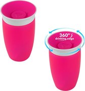 Munchkin - Drinkbeker - Miracle Sippy Cup 360° - Roze - Set 2 stuks