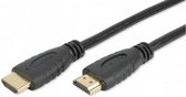 TECHly HDMI Aansluitkabel 0.50 m ICOC-HDMI2-4-005 Zwart [1x HDMI-stekker - 1x HDMI-stekker]