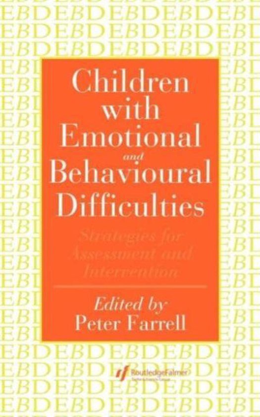 Children With Emotional And Behavioural Difficulties - cover