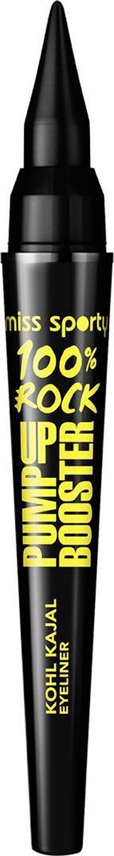 Miss Sporty - Pump up Booster 100% Rebel Xtra Black Eyeliner - Extra Black - Zwart