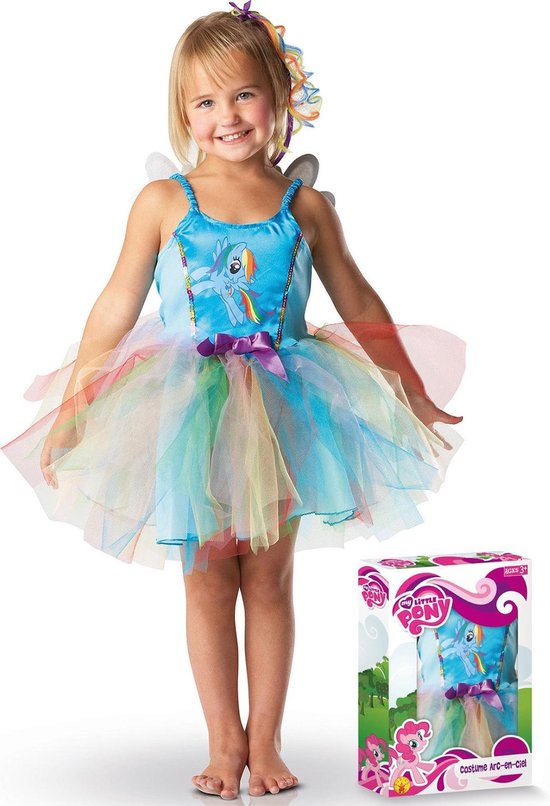 Regenboog™ kostuum meisjes My Little - Verkleedkleding - 110/116" | bol.com