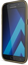 BeHello Samsung Galaxy A5 (2017) Gel Case Transparent Chrome edge pink