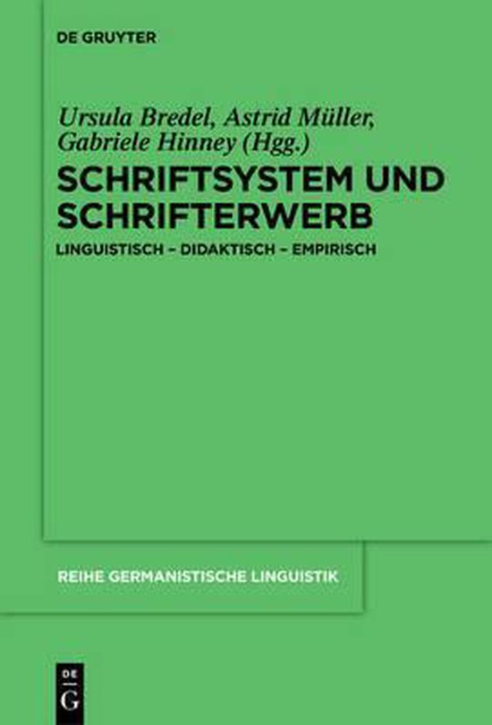 Schriftsystem und Schrifterwerb: linguistisch - didaktisch - ... - cover