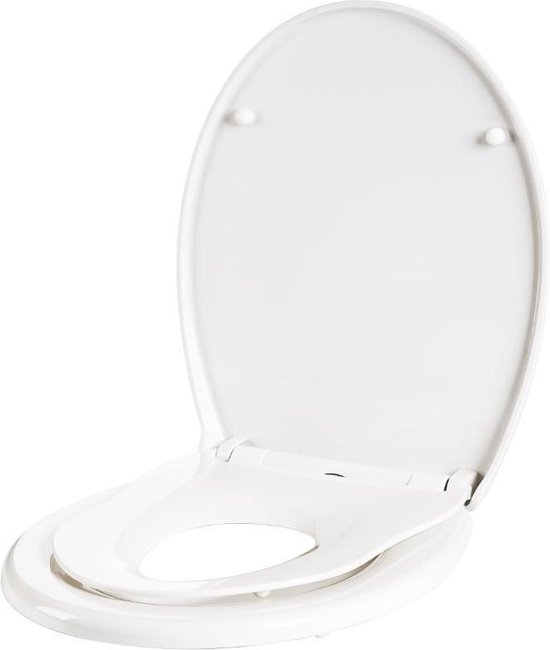 Konijn magnetron Slink Familie toiletbril met een geïntegreerde toiletbril verkleiner. Softclose  en quickrelease! | bol.com