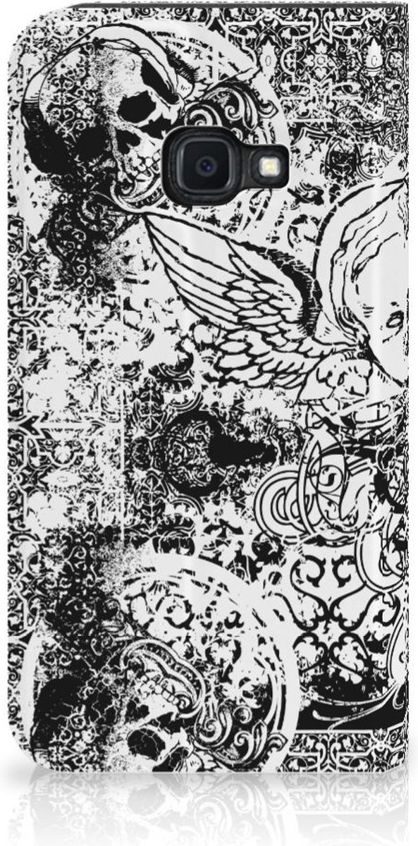 Mobiel BookCase Samsung Galaxy Xcover 4s Skulls Angel
