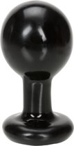 Doc Johnson Round - Plug anal - Noir - Moyen - Ø 55 mm