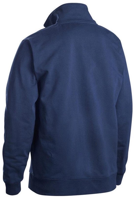 Blåkläder 3353-1158 Pull demi-zip Bleu marine / Bleu royal taille M