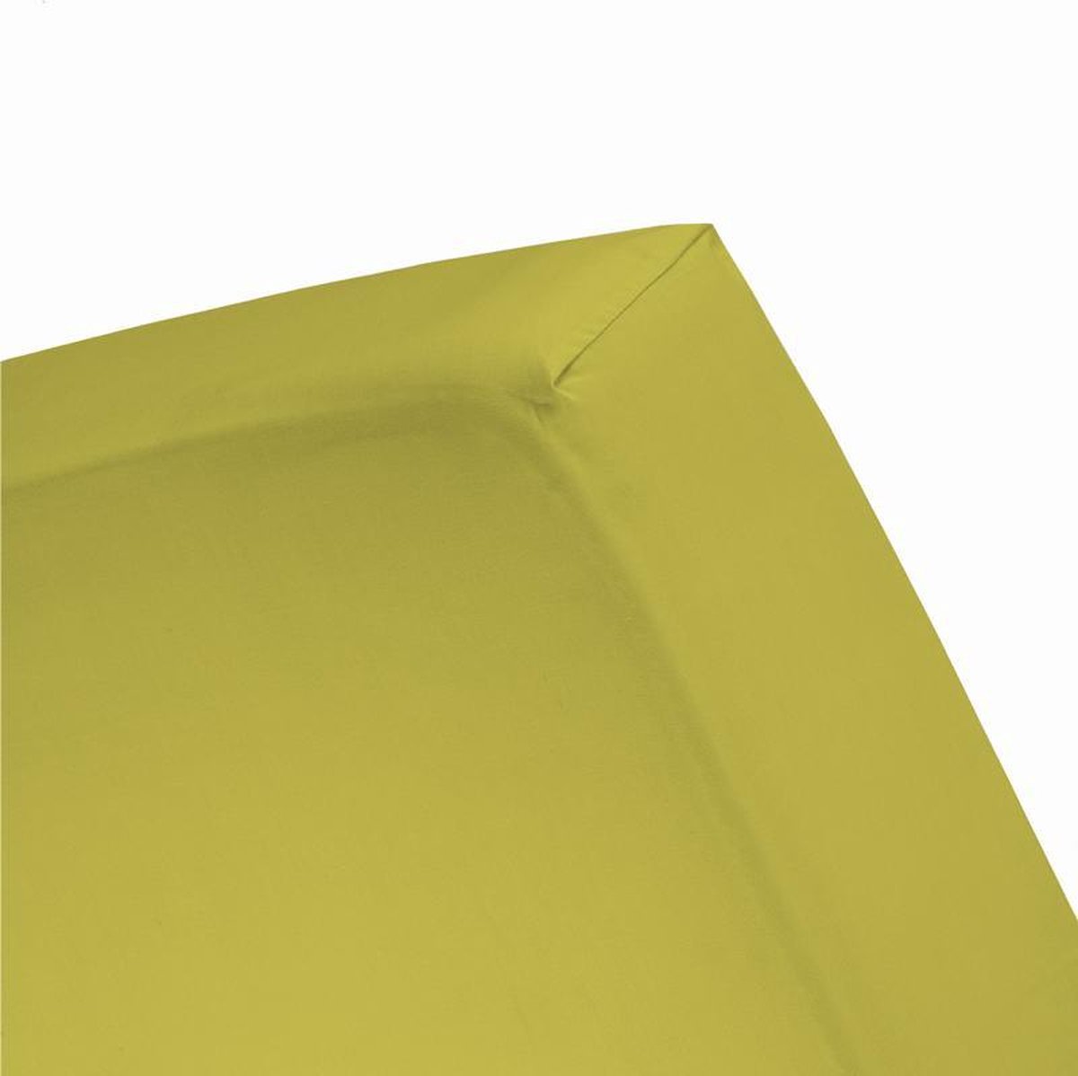 Damai - Hoeslaken (tot 25 cm) - Double Jersey - 80/90 x 200/210/220 - 100 x 200 cm - Celery