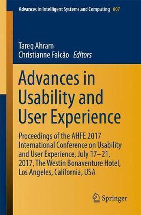 Advances in Usability and User Experience - cover