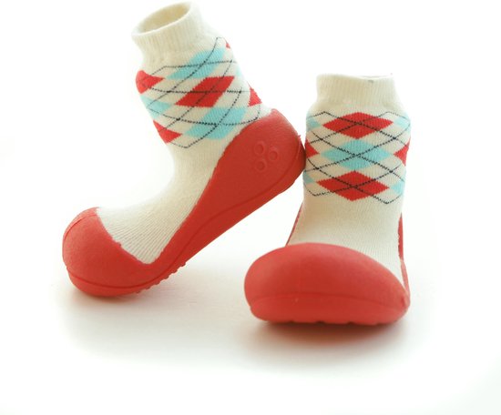 Chaussures enfant Argyle rouge, pointure 22,5