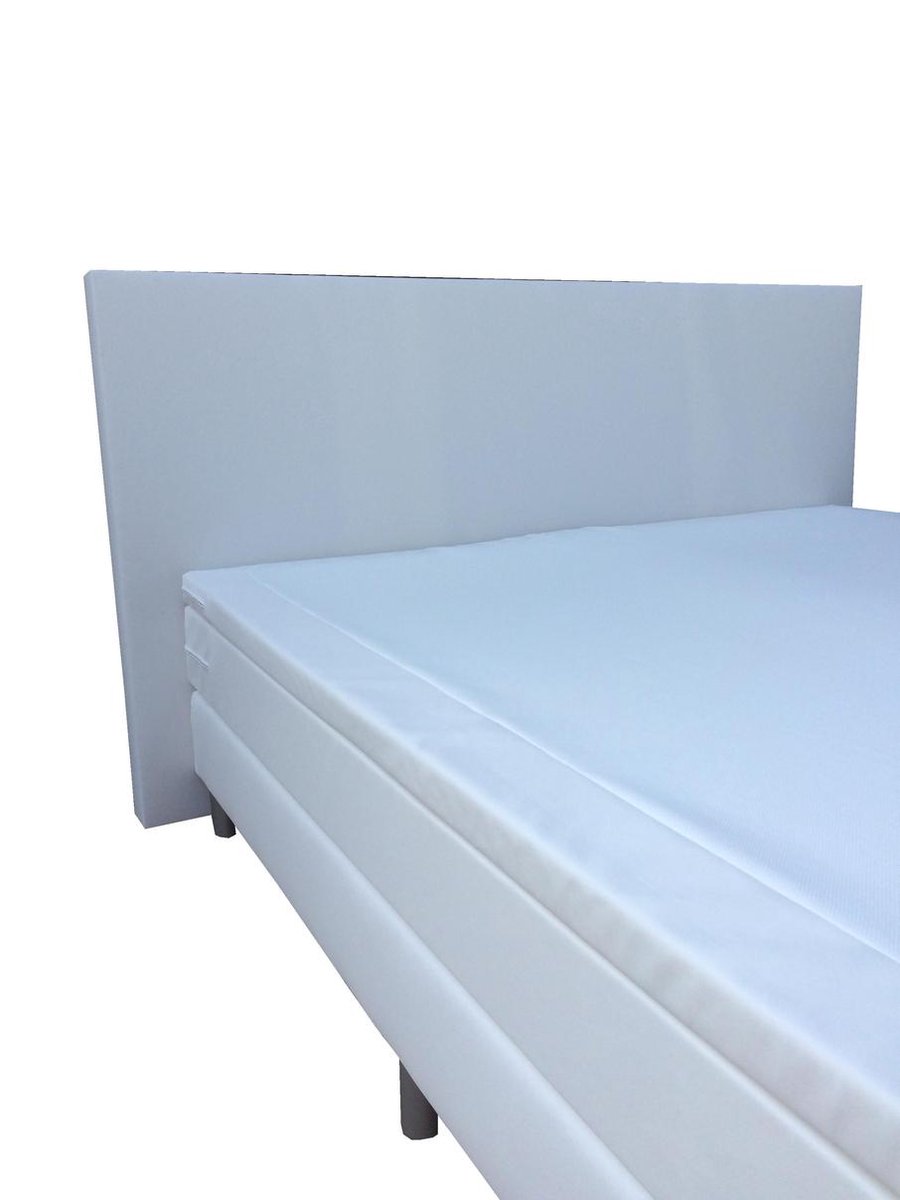 Slaaploods.nl Anda - Boxspring inclusief matras - 90x200 cm - Kunstleer - Zwart