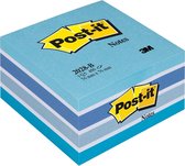 Post-it® Notes, Kubus, Pastelblauw, 76 x 76 mm, 450 Blaadjes/Kubus