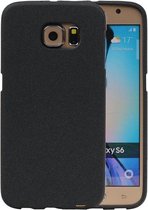 Zwart Zand TPU back case cover hoesje voor Samsung Galaxy S6
