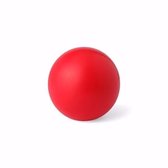 5 balles anti-stress rouges 6 cm - balle anti-stress