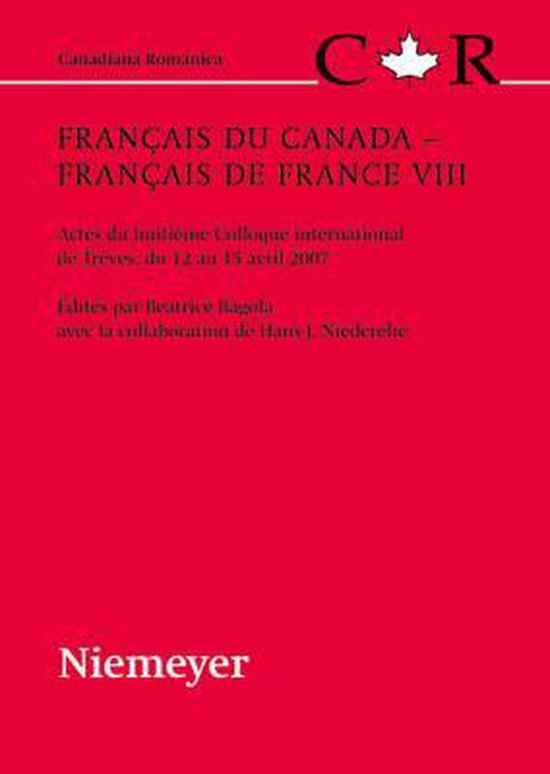 Français du Canada - Français de France VIII - cover