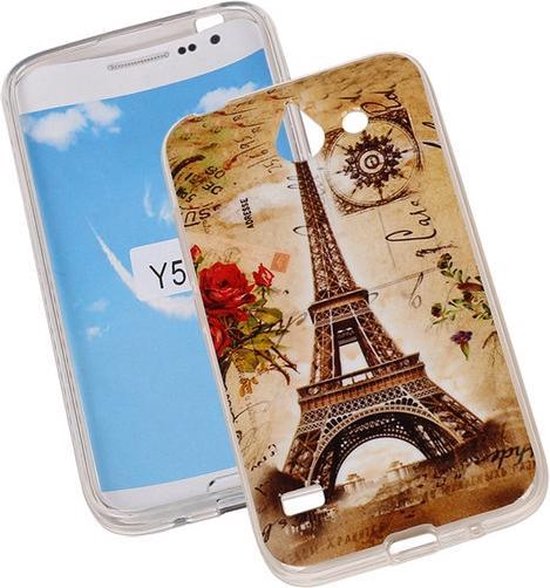 Bende Leuk vinden Investeren Eiffeltoren TPU Cover Case voor Huawei Y550 Hoesje | bol.com