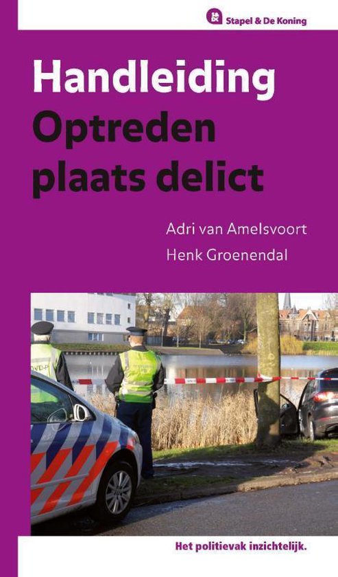 Cover van het boek 'Handleiding optreden plaats delict'