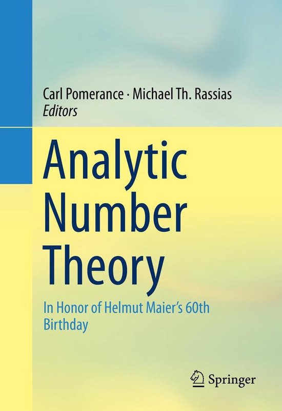 Analytic Number Theory (ebook), Pomerance Carl 9783319222400 Boeken