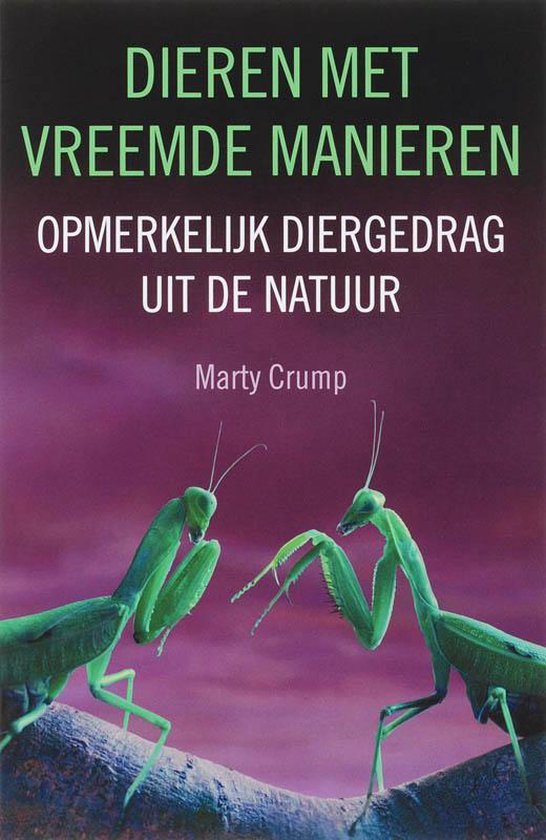 Cover van het boek 'Dieren met vreemde manieren' van M. Crump