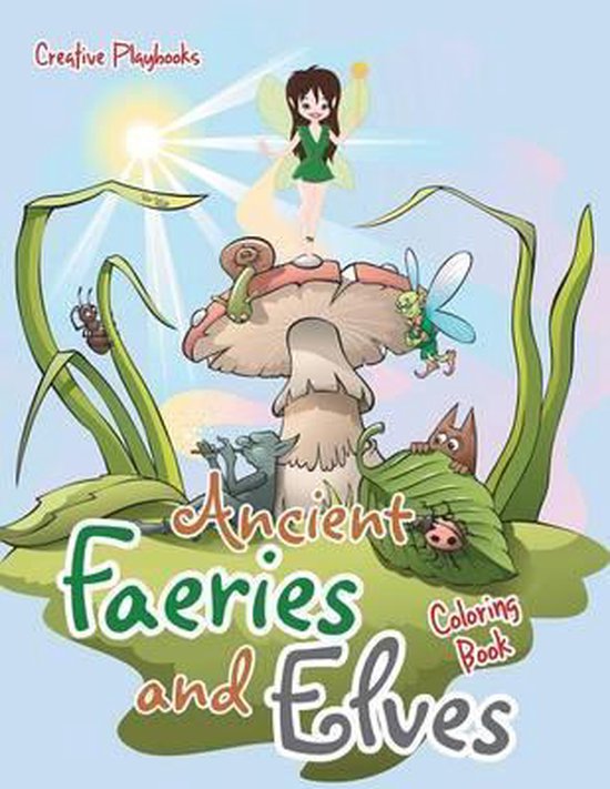 Ancient Faeries and Elves Coloring Book - cover