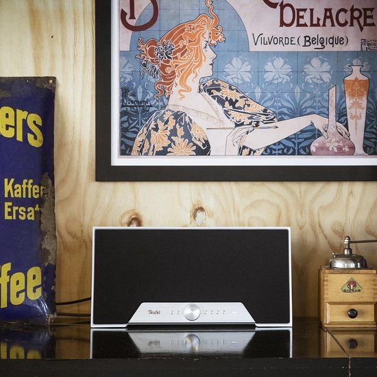 Teufel ONE M - Wifi - & bluetooth speaker - multiroom compatibel - wit van Teufel — afbeelding 4