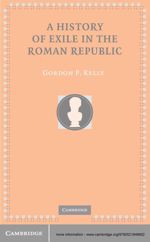 A History of Exile in the Roman Republic - cover