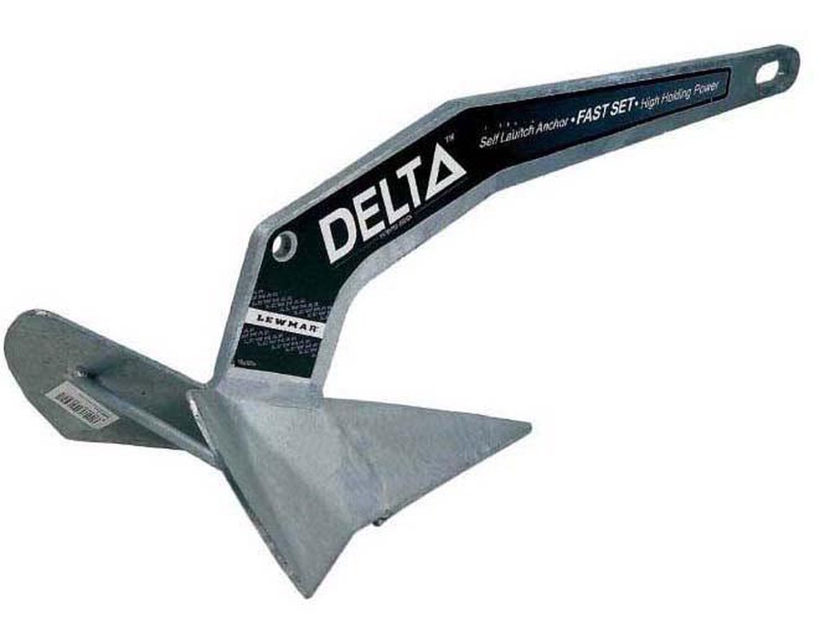 Lewmar Delta Anker Verzinkt - Hochwertiger Bootsanker Für Sand & Schlamm