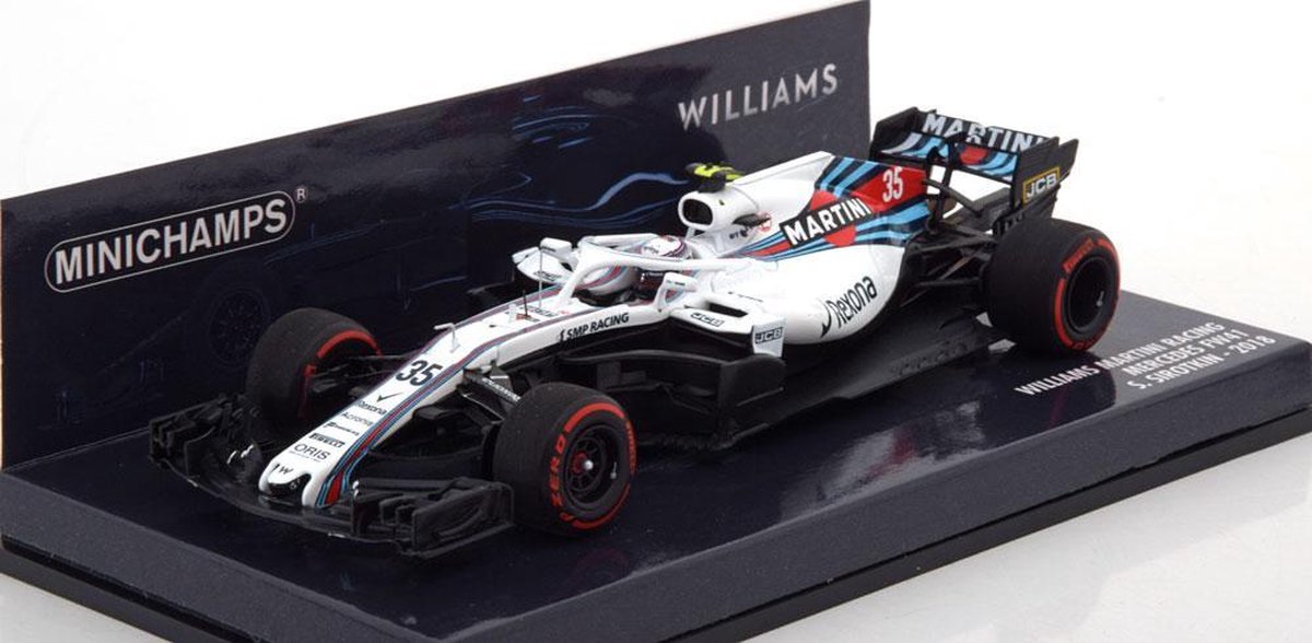 Williams Martini Racing Mercedes FW41 2018 S.Sirotkin 143 Minichamps