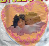 folieballon - Amor engeltjes - hartvorm