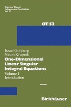 One-Dimensional Linear Singular Integral Equations